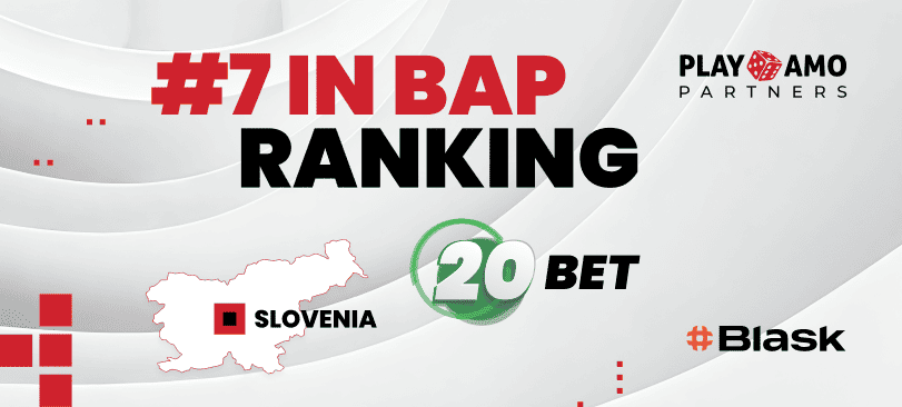 20Bet Ranked #7 by Blask Acquisition Power Score: A Brand Built to Attract Players